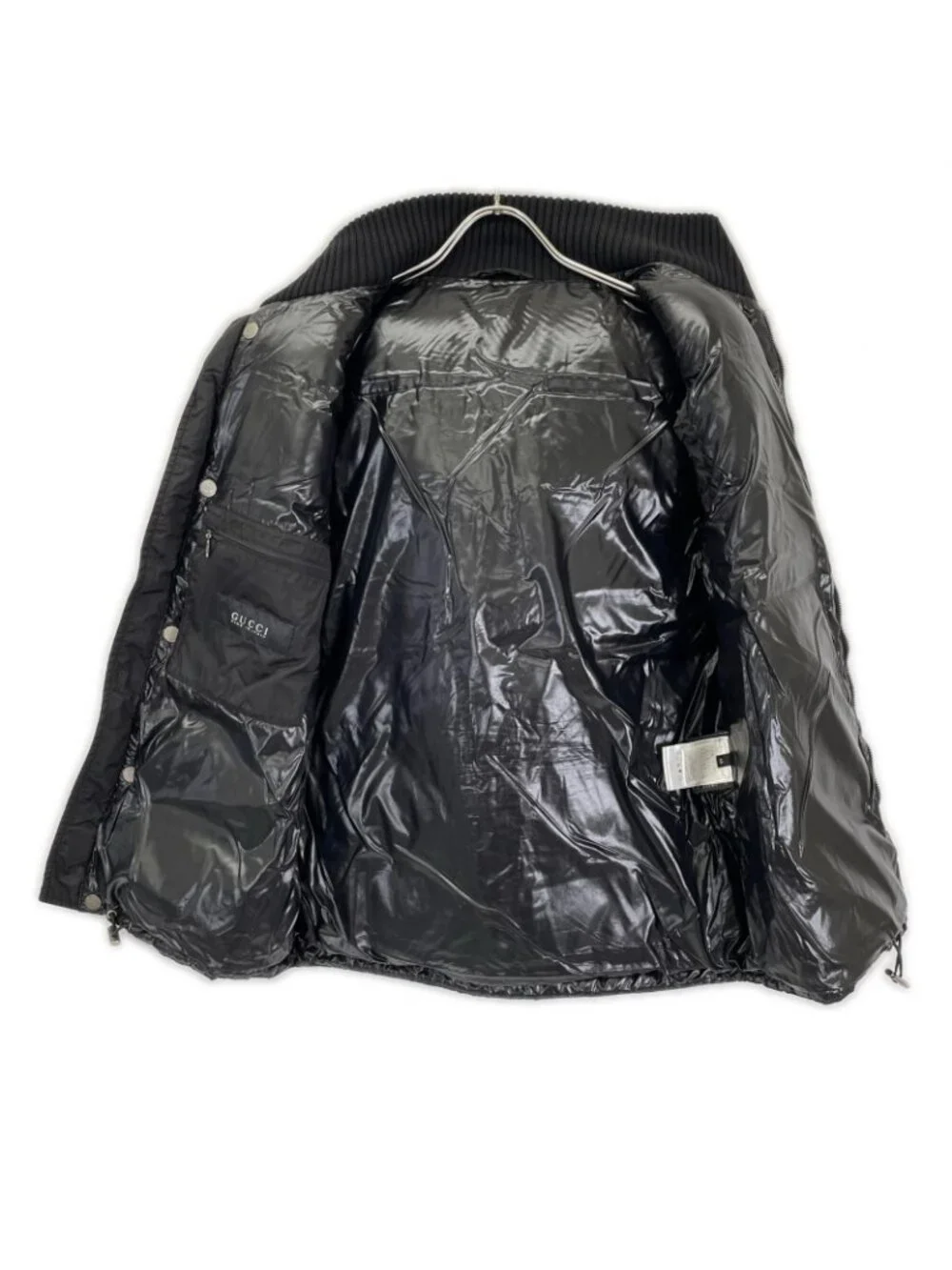 Gucci Black Nylon Down Vest 46